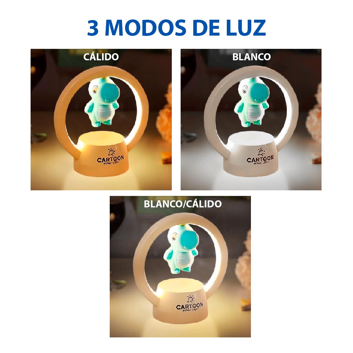 Lampara De Mesa Infantil Led BJJ268-3